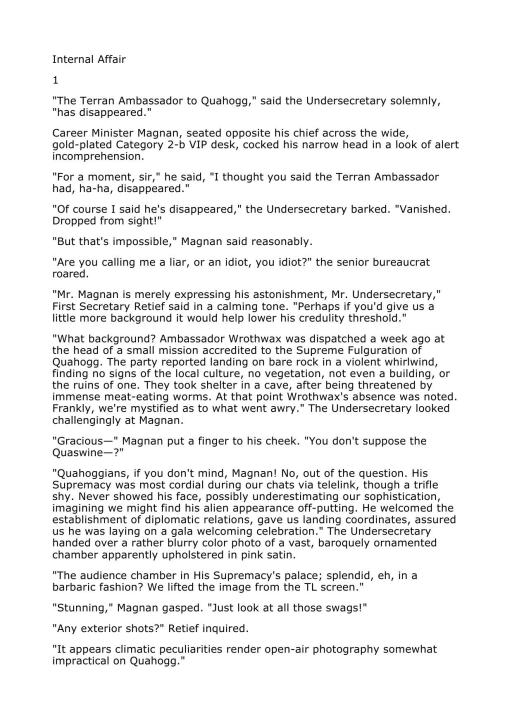 Retief Internal Affair