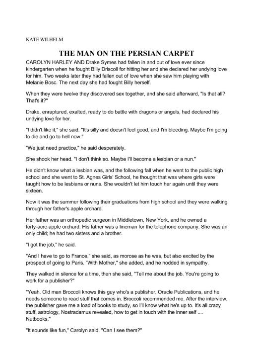 The Man On The Persian Carpet