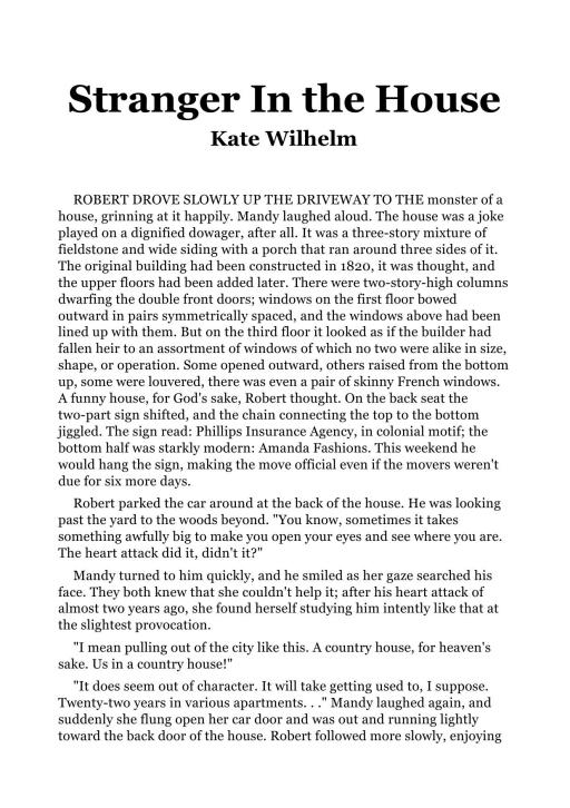 Stranger in the House