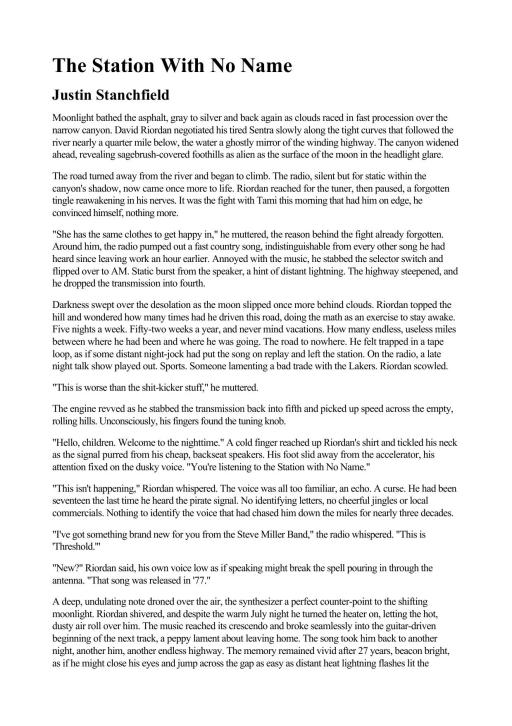 The Station with No Name