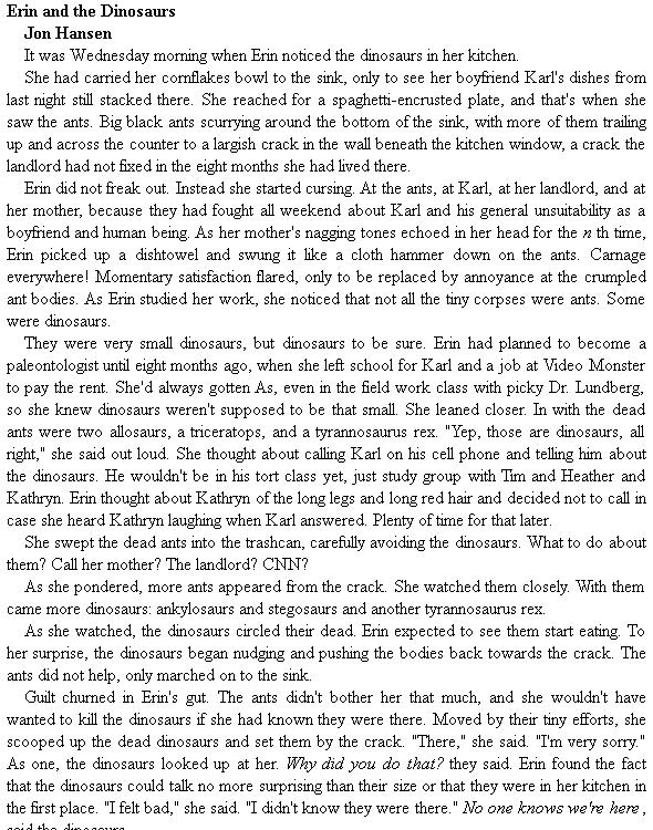 Erin and the Dinosaurs