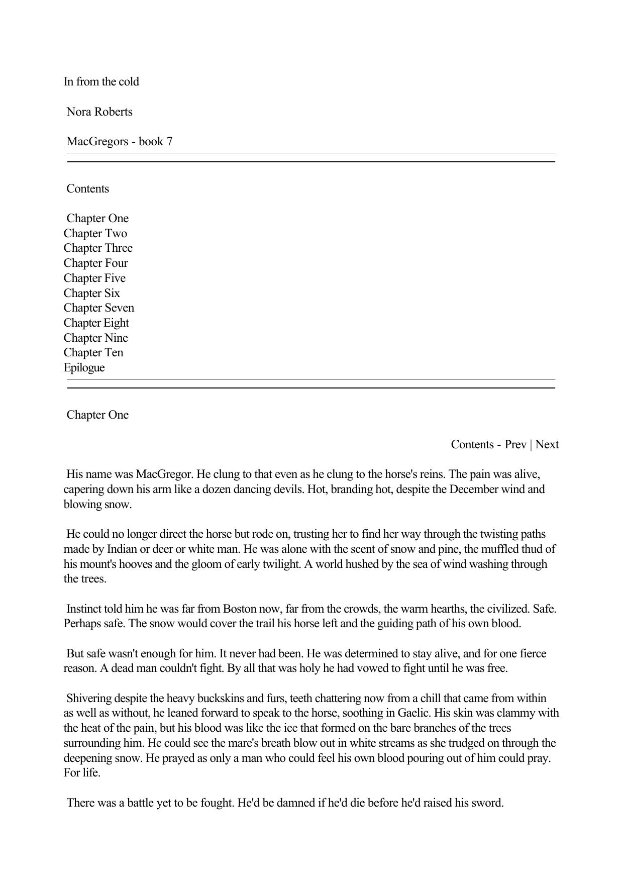 Roberts, Nora - [Macgregors 07]