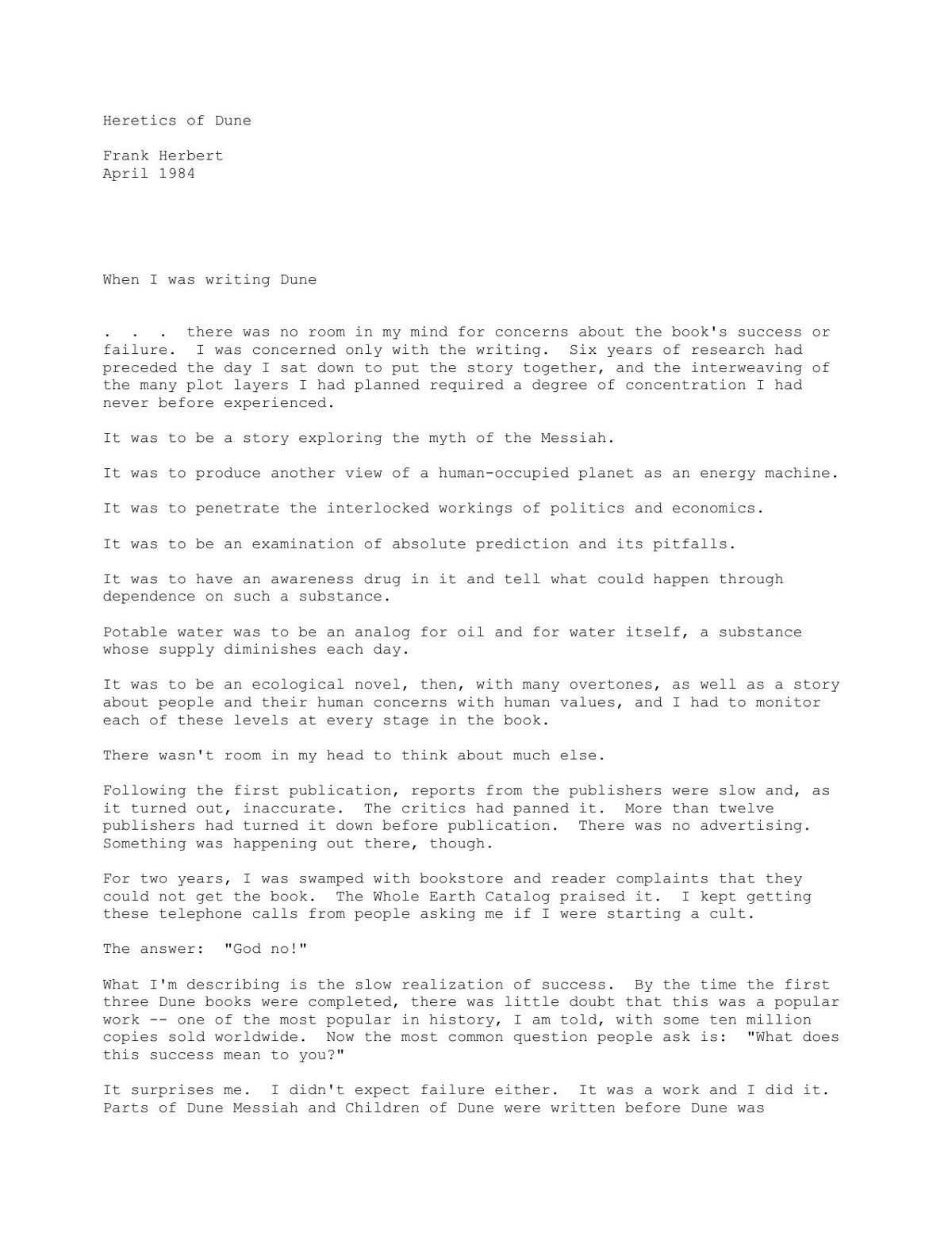 Frank Herbert - Dune 5