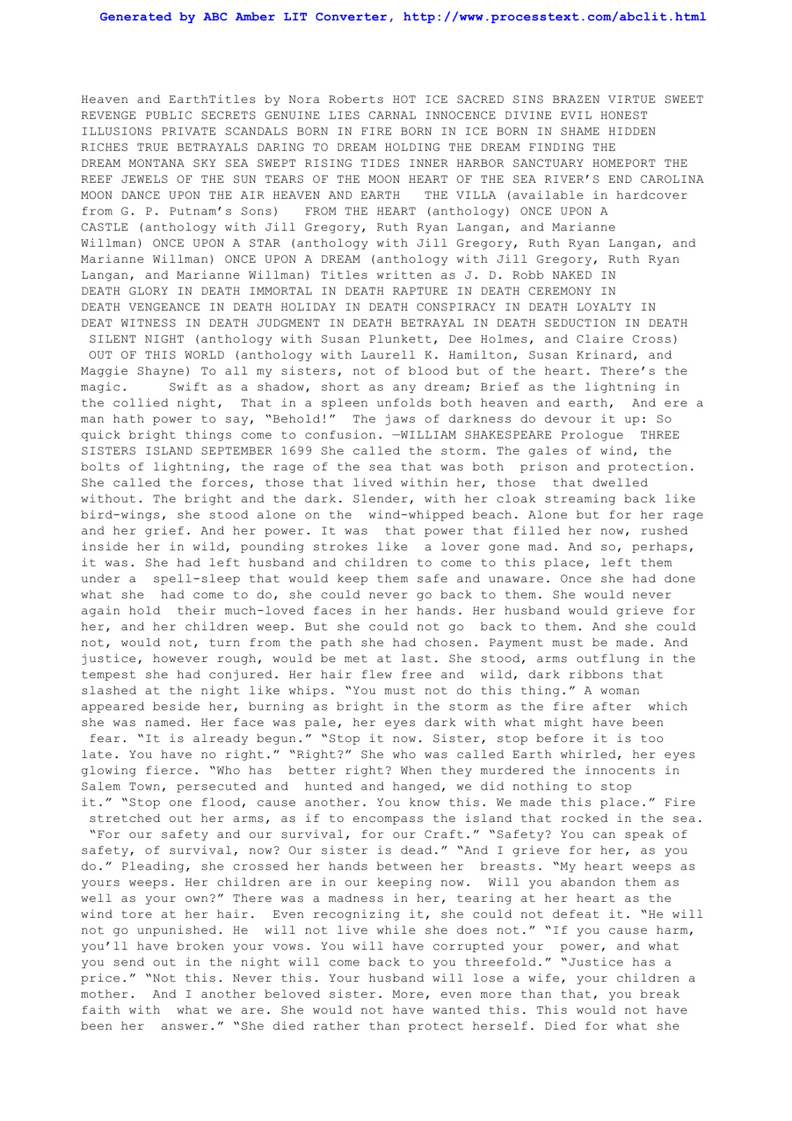 Nora Roberts - Three Sisters Trilogy 02