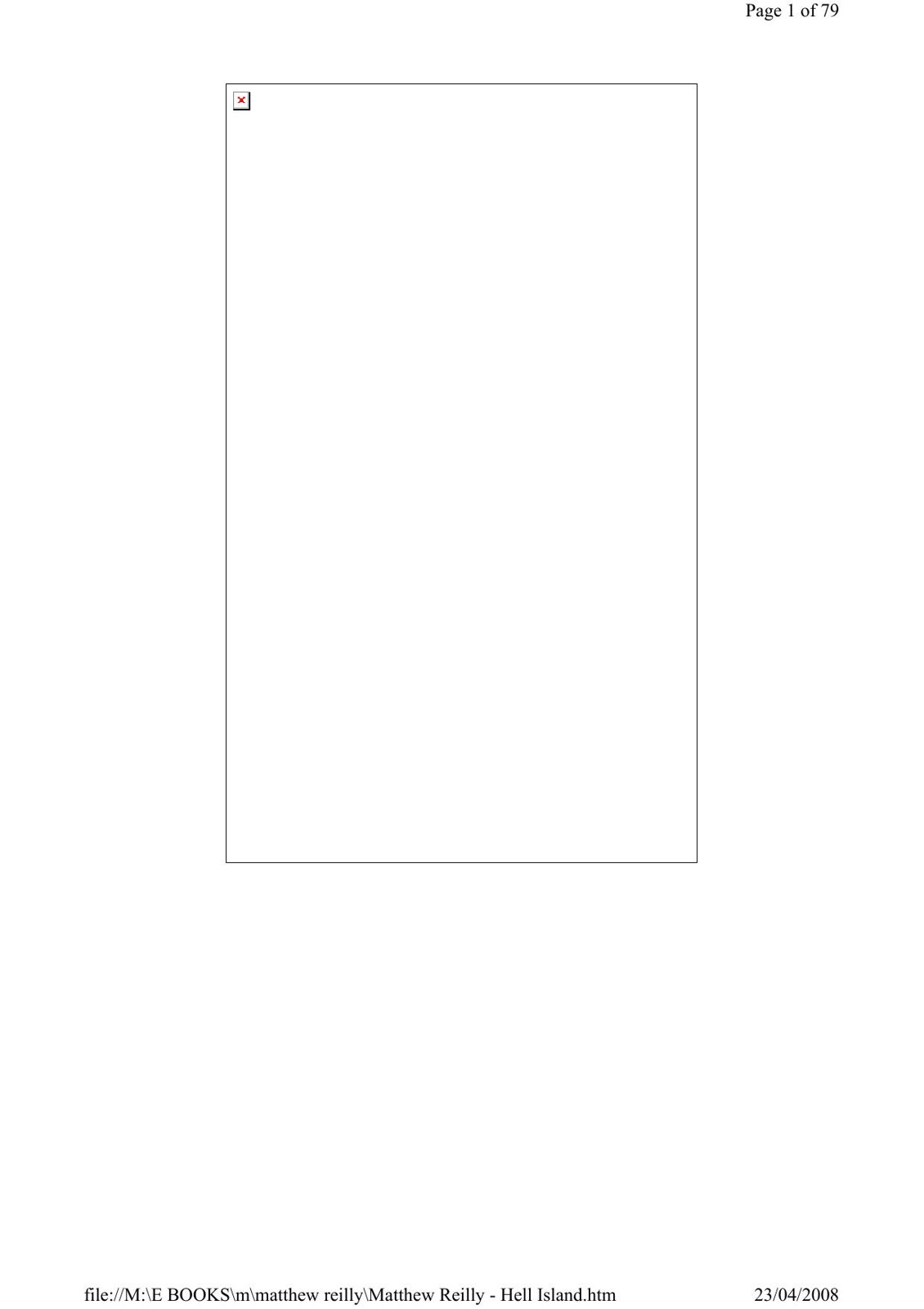 file://M:\E BOOKS\m\matthew reilly\Matthew Reilly - Hell Island