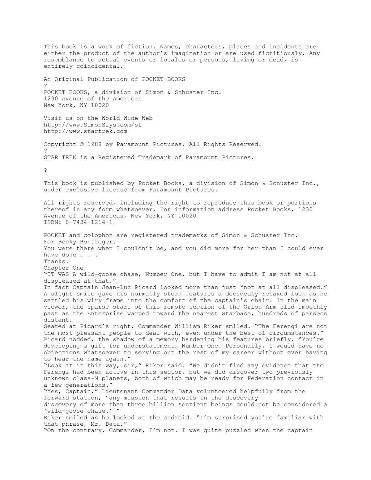 (TNG) The Peacekeepers