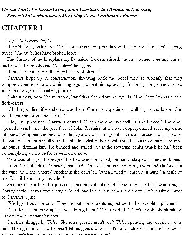 Wobblies on the Moon