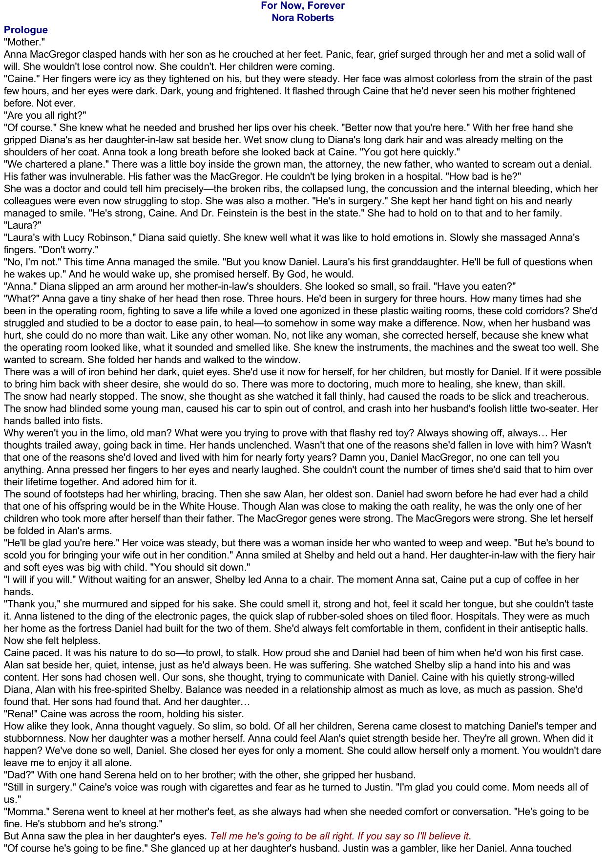 Roberts, Nora - [Macgregors 05]