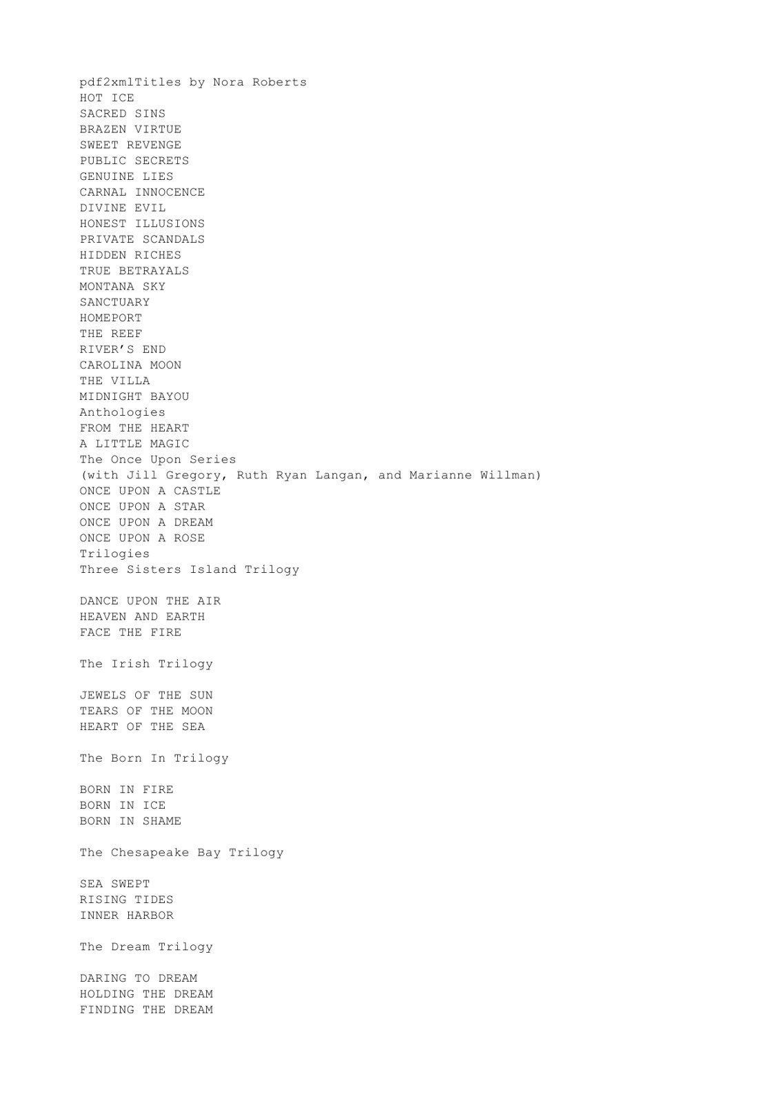 Nora Roberts - Three Sisters Trilogy 03