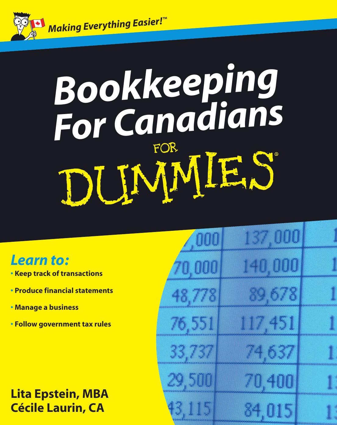 Bookkeeping For Canadians FOR Dummies