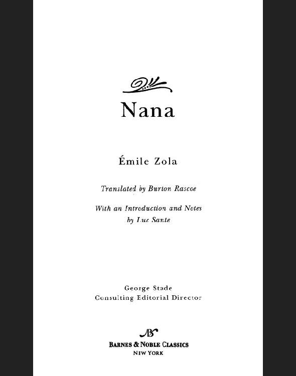 Nana (Barnes & Noble Classics Series)