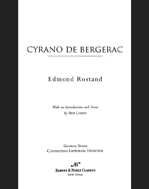 Cyrano de Bergerac