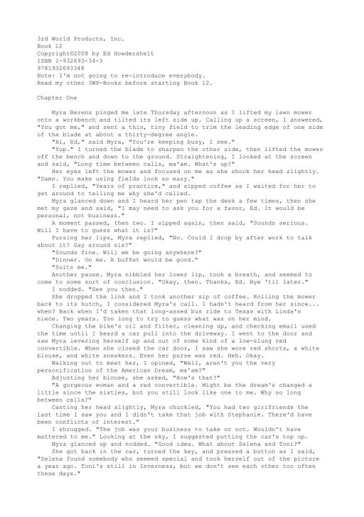 3rd World Products Inc. 12