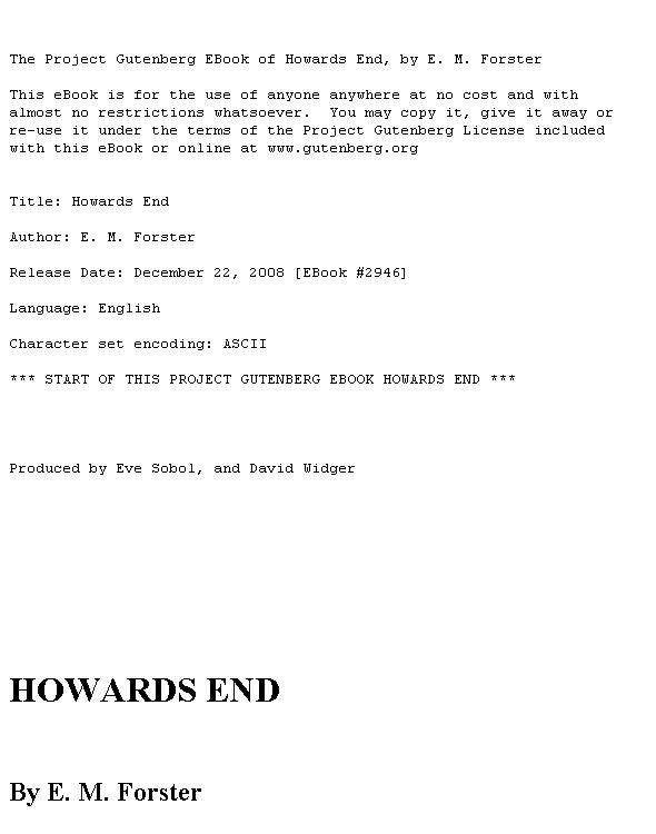 Howards End