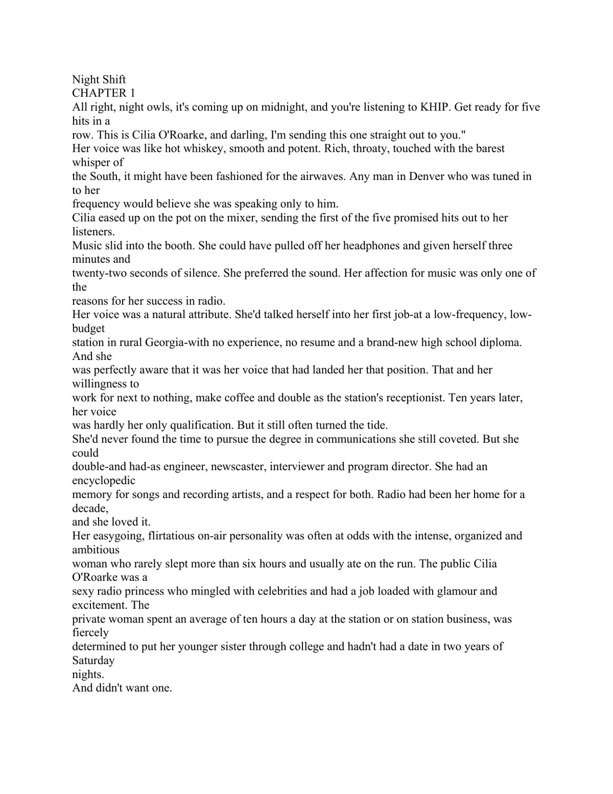 Nora Roberts - Night Tales 01