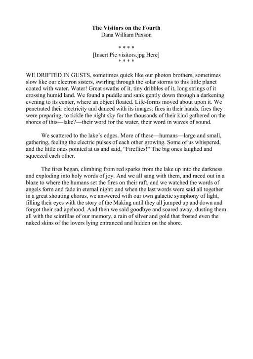 The Visitors on the Fourth