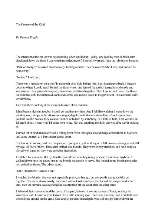 The Country of the Kind