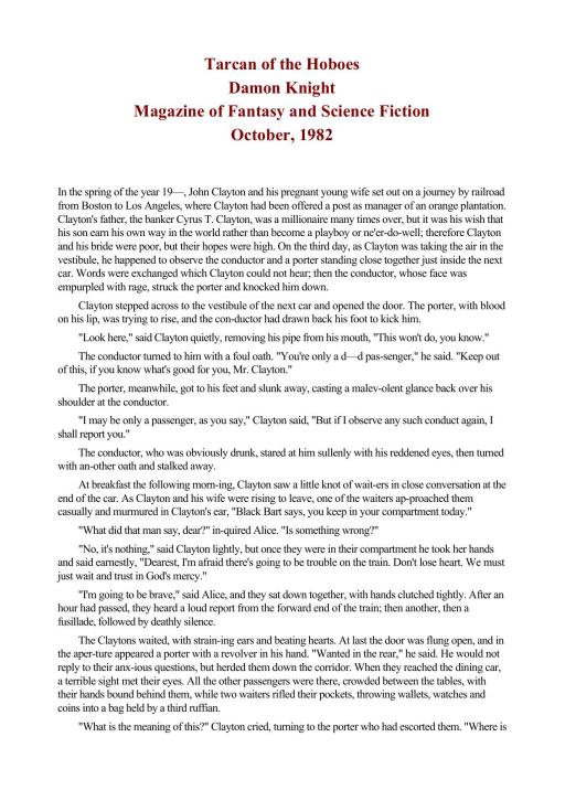 Tarcan of the Hoboes