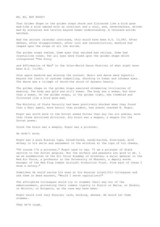 [Instrumentality Of Mankind] No, No, Not Rogov