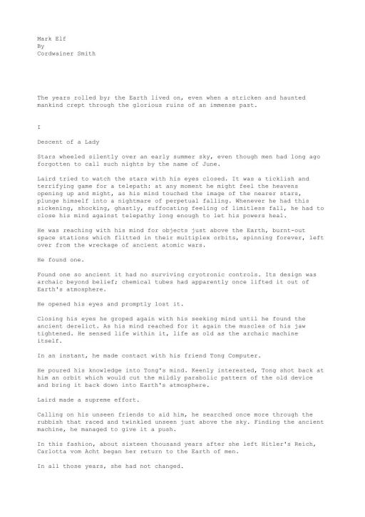 [Instrumentality Of Mankind] Mark Elf