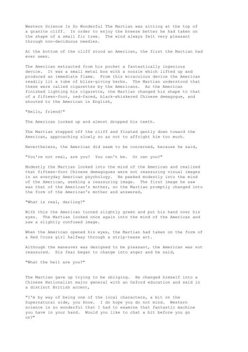 Western Science Is So Wonderful