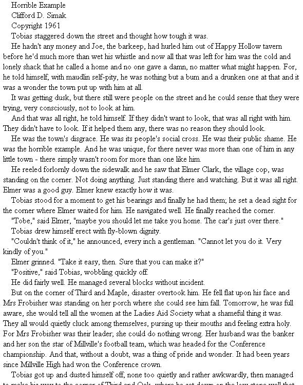 The Civilisation Game 01 Horrible Example