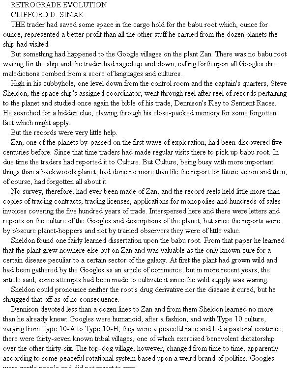 Strangers in the Universe 05 Retrograde Evolution