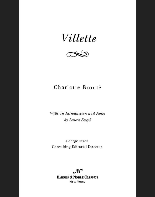 Villette (Barnes & Noble Classics Series)