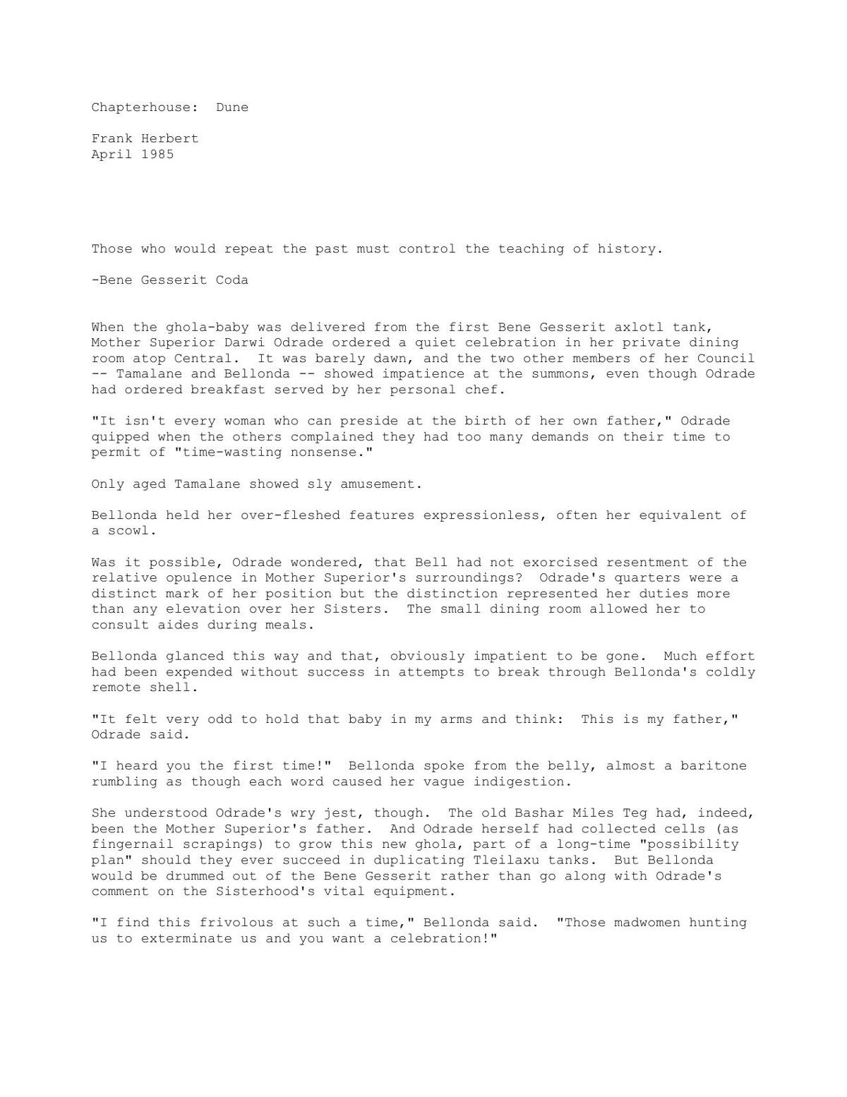 Frank Herbert - Dune 6