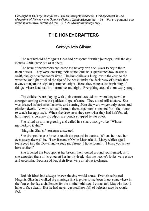 The Honeycrafters