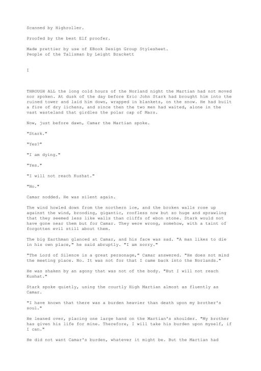 [Eric John Stark] People of the Talisman