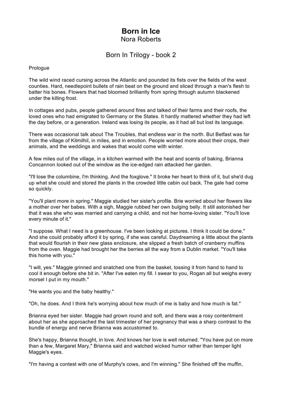 Nora Roberts - Concannon Sisters Trilogy 02