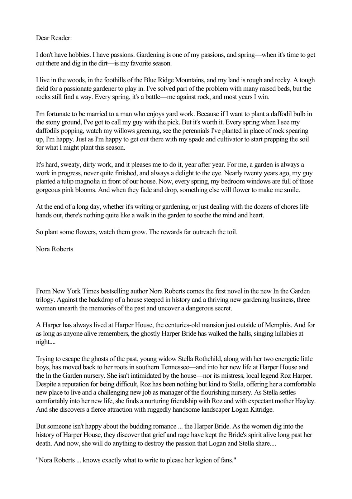 Nora Roberts - In The Garden 01