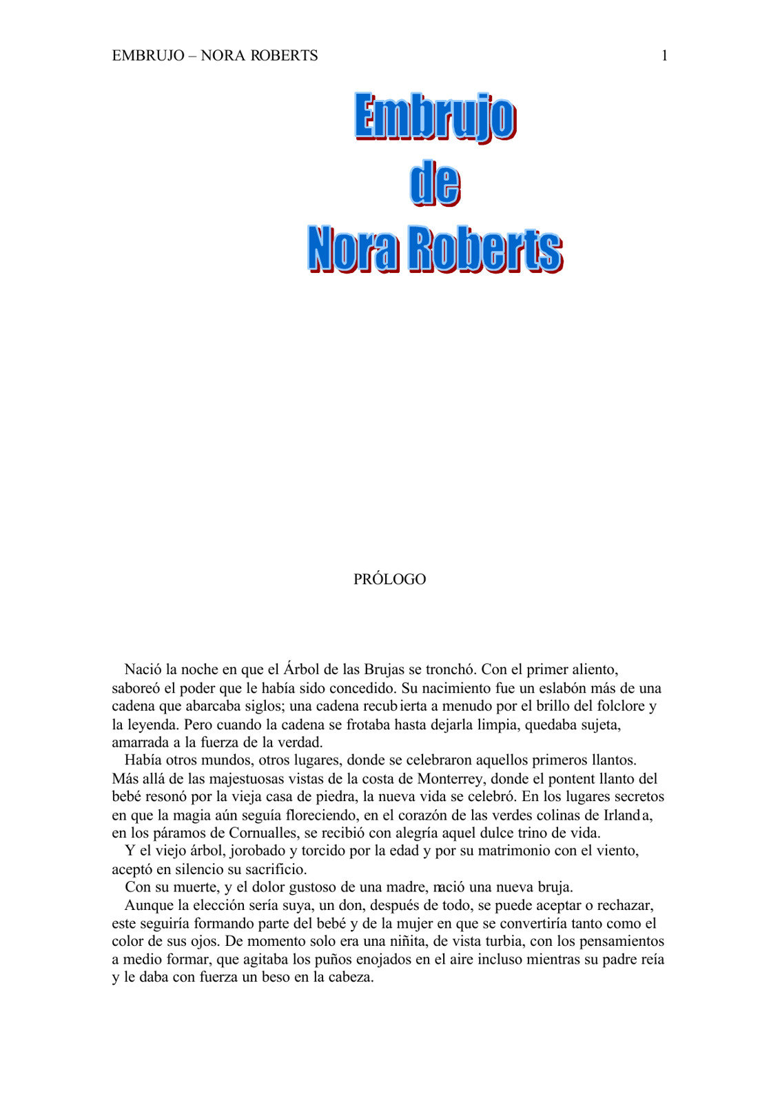 Roberts, Nora - Embrujo.doc