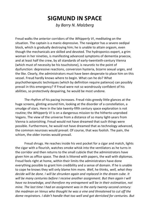 Sigmund in Space