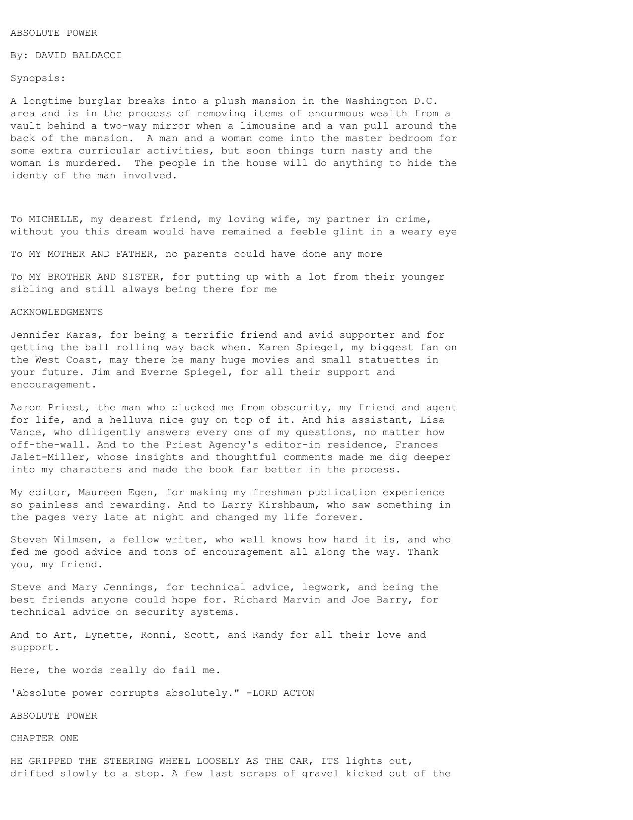 file:///E|/EBOOKS/OK/David%20Baldacci%20-%20Absolute%20Power.txt