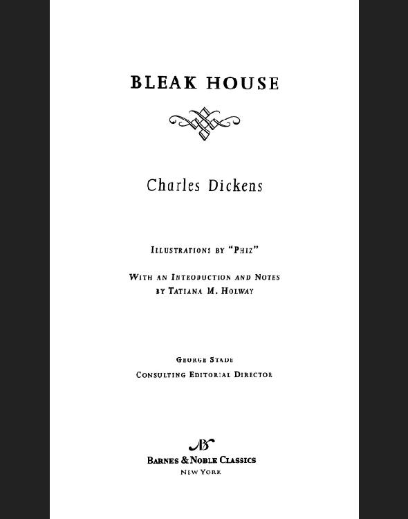 Bleak House (Barnes & Noble Classics Series)